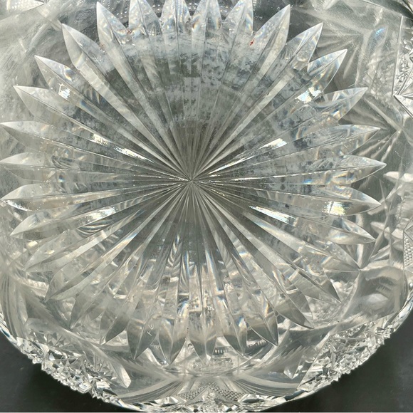 Vintage American Brilliant Cut Crystal By J. Hoare Decanter - Picture 8 of 9